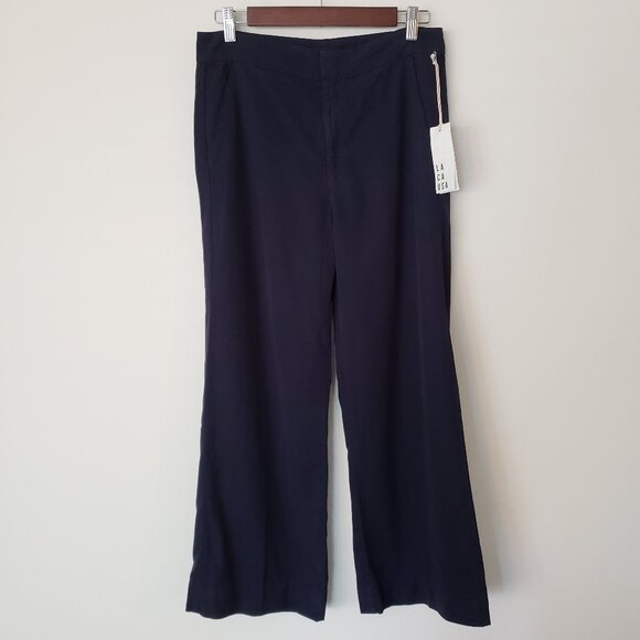 LACAUSA Size 6 Navy Blue Pants NWT - Picture 1 of 16